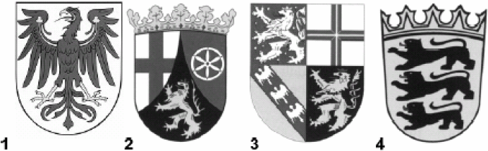 Welches Wappen gehört zum Bundesland Brandenburg?