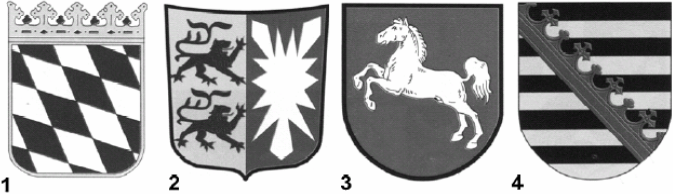 Welches Wappen gehört zum Bundesland Niedersachsen?