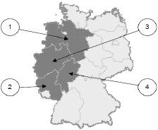 Welches Bundesland ist Nordrhein-Westfalen?